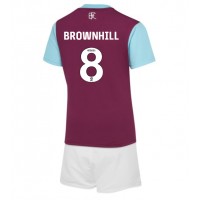 Fotballdrakt Barn Burnley Josh Brownhill #8 Hjemmedraktsett 2024-25 Kortermet (+ Korte bukser)